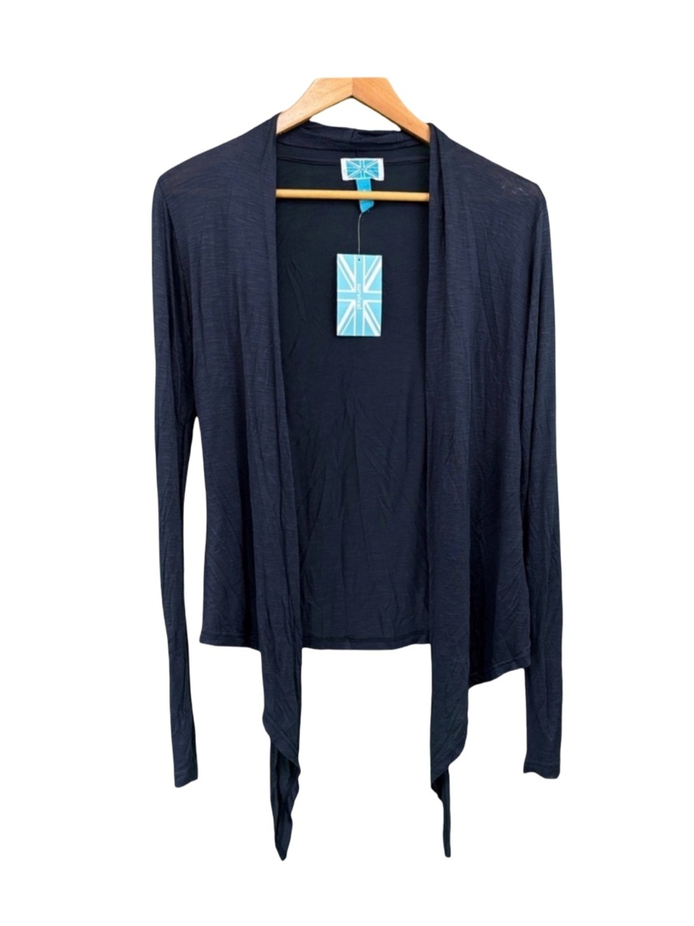Survival Navy Blue Open-Front Cardigan Sweater